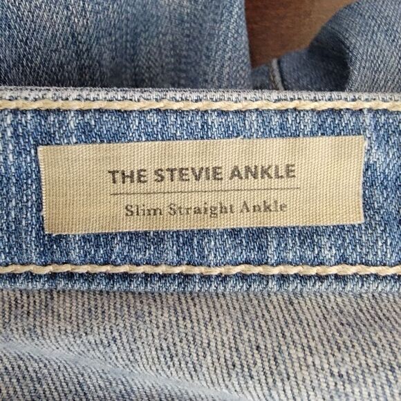 Ag Adriano Goldschmied "The Stevie Ankle" slim straight denim jeans 32 - Picture 5 of 8